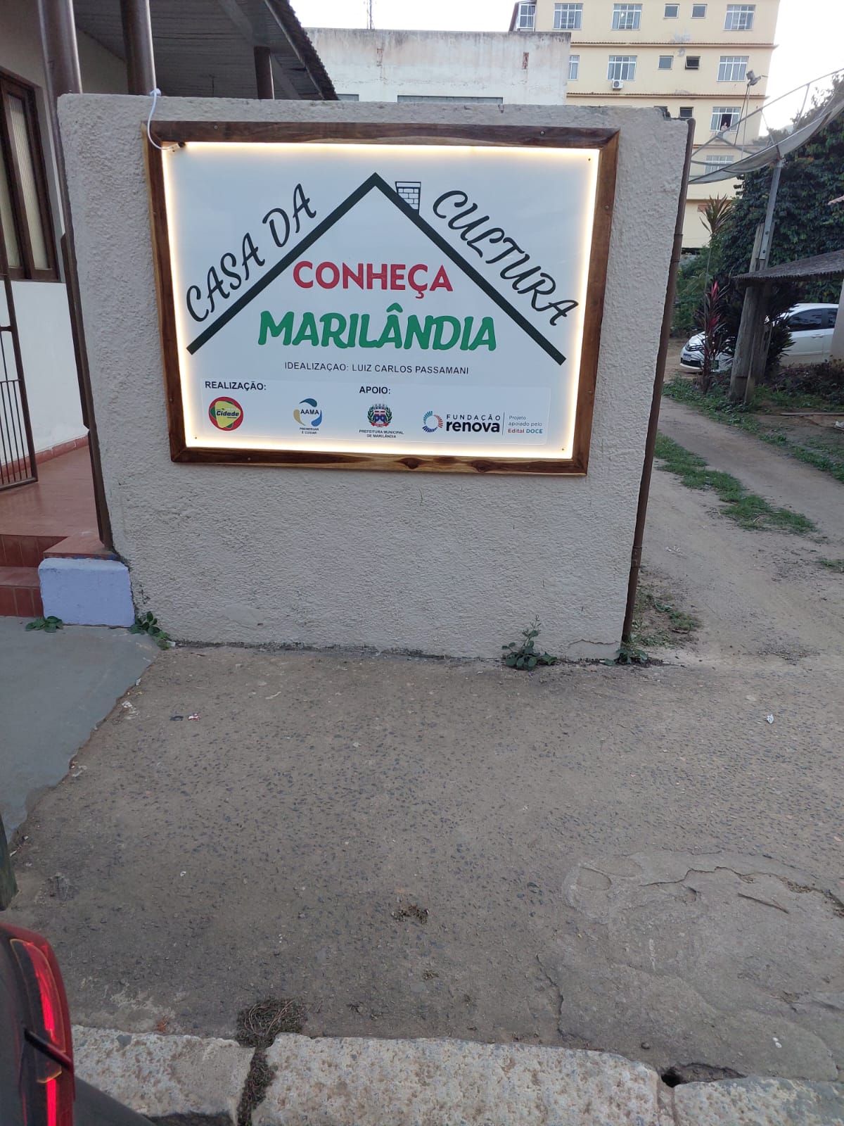 Casa da Cultura Conheça Marilândia - Fachada!
