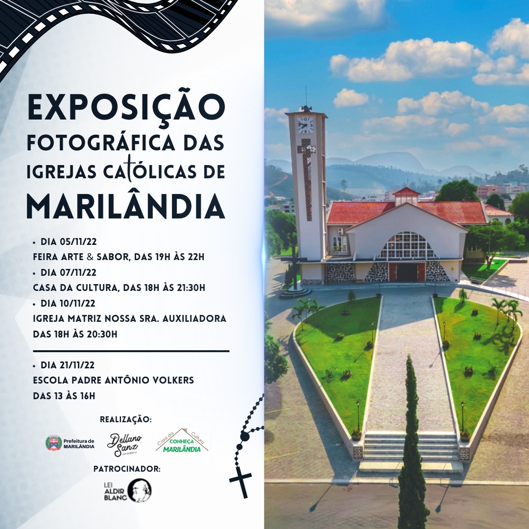 Exposição Fotográfica das Igrejas Católicas de Marilândia